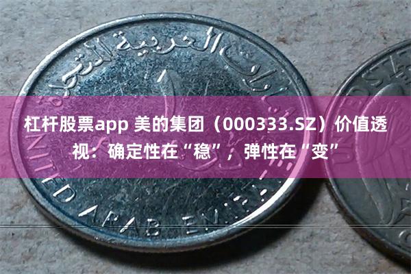 杠杆股票app 美的集团（000333.SZ）价值透视：确定性在“稳”，弹性在“变”