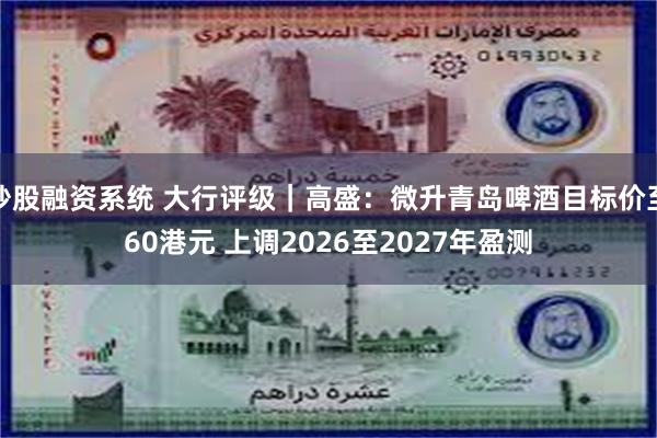 炒股融资系统 大行评级｜高盛：微升青岛啤酒目标价至60港元 上调2026至2027年盈测